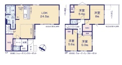 用途によって使いやすい間取りです。