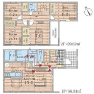 【3号棟】間取図
用途に合わせて使いやすい間取です