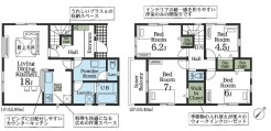 用途に合わせて使いやすい間取です