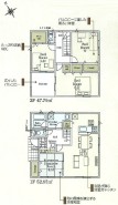 【4号棟】間取図
用途に合わせて使いやすい間取です