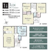 用途に合わせて使いやすい間取です
