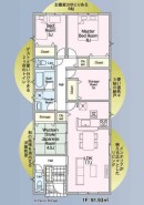 用途に合わせて使いやすい間取です