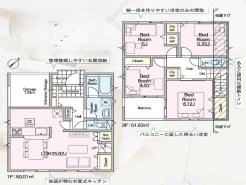 用途に合わせて使いやすい間取です