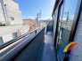 広々したバルコニーではお洗濯物を干すのも楽しくなりそうですね！