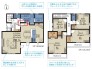 【1号棟】間取図
用途に合わせて使いやすい間取です
