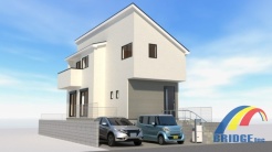 2号棟 駐車2台可能で、広々リビングの4LDKです。
全部屋に収納スペース完備でお洋服もたくさん収納できます。
是非、松戸市内で新築一戸建てをお探しの方はお気軽にお問い合わせ下さい。
お待ちしております。
外観パース