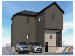 駐車2台可能で、家族で共有ファミリークローク、パントリー付き。
断熱等級6なので、一年中心地よい暮らしの家。
是非、富里市内で新築一戸建てをお探しの方はお気軽にお問い合わせ下さい。
お待ちしております。
※外眼パース