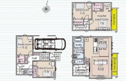 用途に合わせて使いやすい間取です
