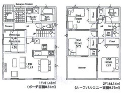 用途に合わせて使いやすい間取です