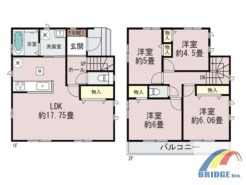 用途に合わせて使いやすい間取りです