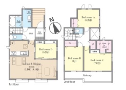 用途に合わせて使いやすい間取です