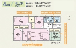 用途に合わせて使いやすい間取です