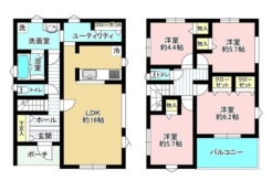 1号棟 用途に合わせて使いやすい間取りです