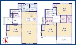 用途に合わせて使いやすい間取です