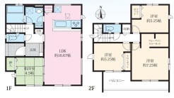 用途に合わせて使いやすい間取です