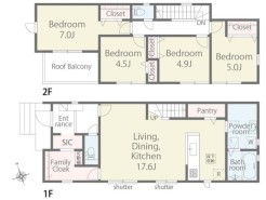 1号棟 用途に合わせて使いやすい間取です