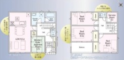 用途に合わせて使いやすい間取です