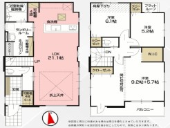 用途に合わせて使いやすい間取です
