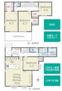 用途に合わせて使いやすい間取です