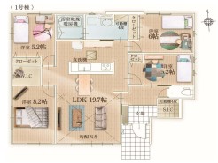 用途に合わせて使いやすい間取です