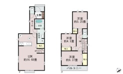 用途に合わせて使いやすい間取です