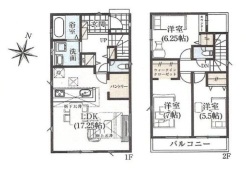 用途に合わせて使いやすい間取です