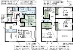用途に合わせて使いやすい間取です