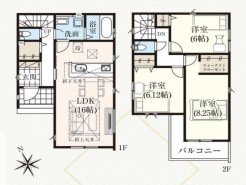 用途に合わせて使いやすい間取です