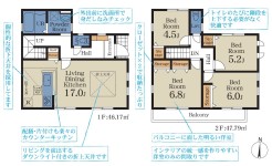 用途に合わせて使いやすい間取です
