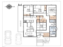 1号棟 用途に合わせて使いやすい間取です
