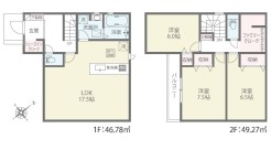 用途に合わせて使いやすい間取です