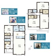 【B号棟】間取図
用途に合わせて使いやすい間取です