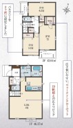 【B号棟】間取図
用途に合わせて使いやすい間取です