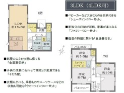 用途に合わせて使いやすい間取です