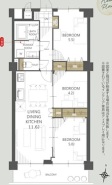 用途に合わせて使いやすい間取です