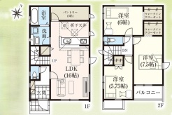 用途に合わせて使いやすい間取です