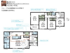 用途に合わせて使いやすい間取です