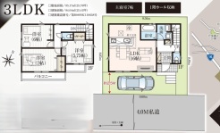用途に合わせて使いやすい間取です