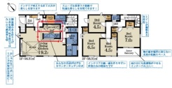 用途に合わせて使いやすい間取です