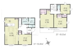 用途に合わせて使いやすい間取です