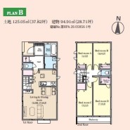 B号棟 用途に合わせて使いやすい間取です